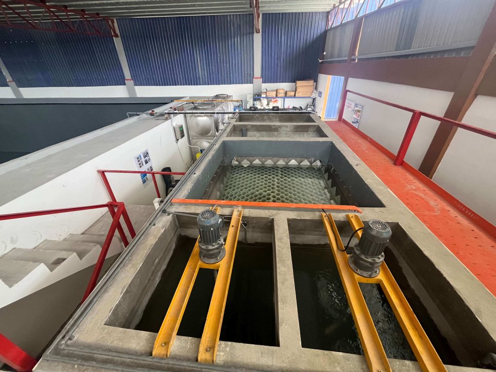 Industrial Coagulation Sedimentation Clarifier Basin with Lamella Plates and Mixers